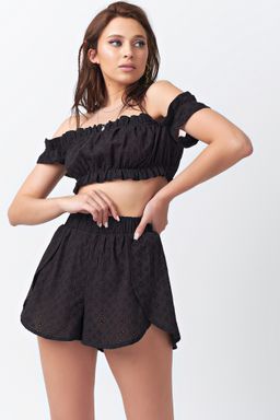 Шорты летние свободные короткие синие - Fly фото 7