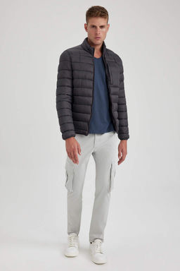 Водоотталкивающая куртка-пуховик Slim Fit - Defacto фото 2