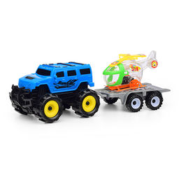 Машина "Джип с вертолетом" в пакете