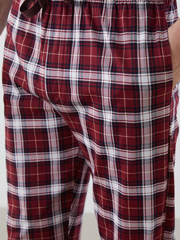 Standart Kal?p Ekose Erkek Pijama Alt