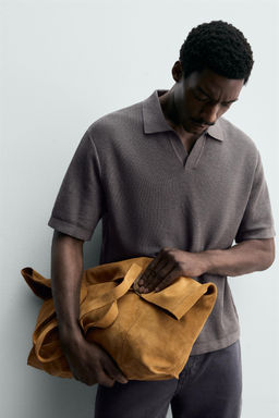 POLO PUNTO RELAXED FIT / Gris - Zara фото 6