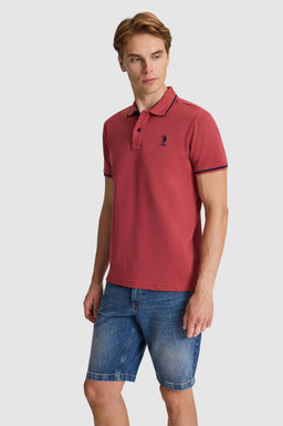 Erkek Vi_ne Slim Fit Polo Yaka Basic Ti__rt