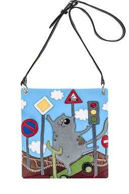 Сумка с аппликацией ЛИКВИДАЦИЯ КОЛЛЕКЦИИ ДС-144-79 черный