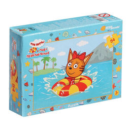 Цена за 20 шт. Пазл «Три кота», 54 элемента