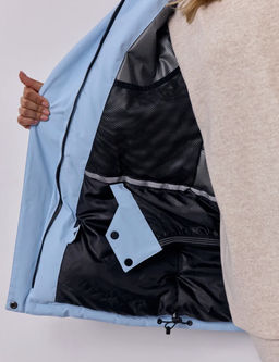 T3442-5 Куртка зимняя парка с капюшоном удлиненная - Strobbs фото 19