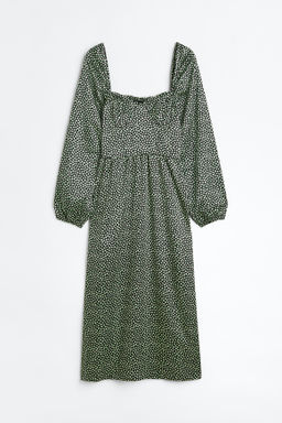 Vestido con mangas globo