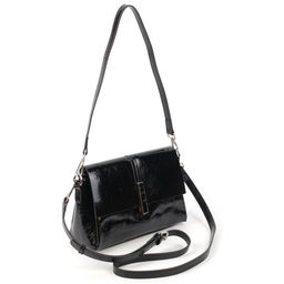 Женская кожаная сумка трапеция через плечо 0078-1 - Cidirro фото 2