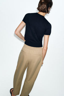 TOP PUNTO CON LANA / Marino - Zara фото 5