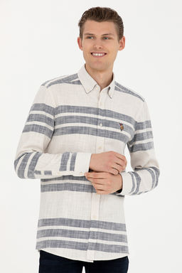 Мужская рубашка с длинным рукавом Stone - U.s. polo assn фото 24