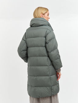 Пуховик женский стеганый длины миди - Glenfield фото 7