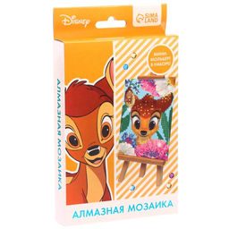Алмазная мозаика с частичным заполнением для детей Бэмби, 15?10 см - Disney фото 5