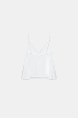 TOP VOLANTES SUPIMA® / Blanco