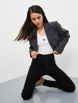 Утепленные Женские джинсы зауженного кроя Ут. Ворс - Mossmore фото 13