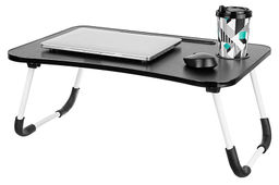 Складной столик для компьютера 60*40*26 см "Черный"