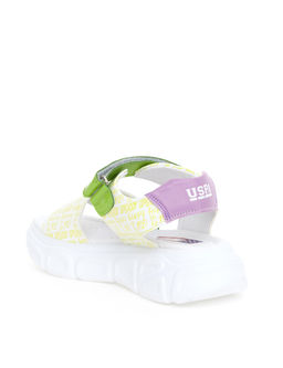 U. S. Polo Assn Неоново-желтые сандалии для девочек - U.s. polo assn фото 5