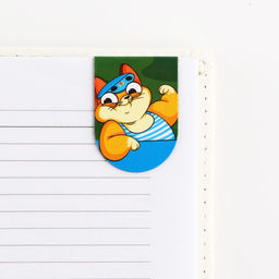 Цена за 4 шт. Магнитные закладки для книг, 6 шт. на подложке 23 февраля: Юный герой