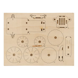 REZARK TAR-03 Пазл 3D 18 элемент. Трактор