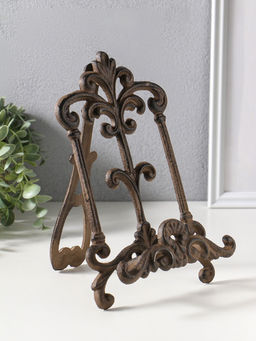 Сувенир чугун "Мольберт королевские вензели" 17х7х27 см