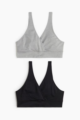 MAMA Pack de 2 sujetadores de lactancia Seamless