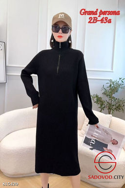 Платье женское на полузамке