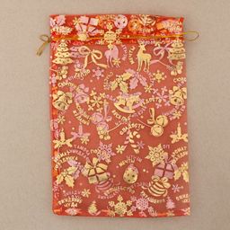 Цена за 20 шт. Мешочек подарочный органза Аромат праздника, 16 24 см +/- 1.5 см - Дарите счастье фото 4
