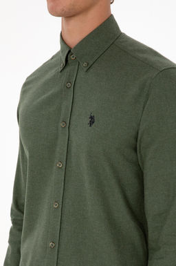 Erkek Haki Uzun Kollu Basic G_mlek Sepette S_rpriz _ndirim - U.s. polo assn фото 7