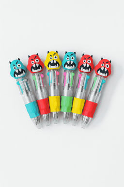 Разноцветная мини-ручка 4 в 1 "Monsters", mix