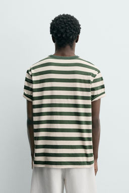 CAMISETA MANGA CORTA RAYAS / rayas - Zara фото 3