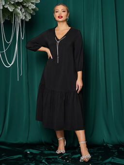 Платье 0349-1п тёмно-синий - Dora фото 61