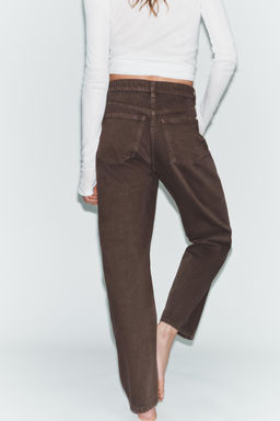 TRF MOM FIT HIGH-WAIST JEANS - Zara фото 14