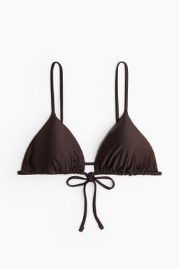 Top de bikini de tri?ngulo con relleno