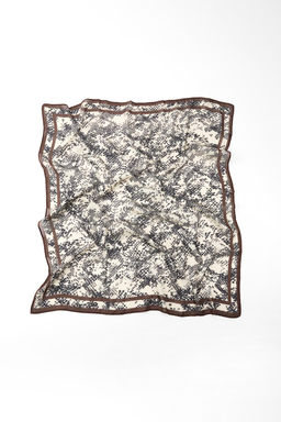 ANIMAL PRINT MODAL AND SILK SCARF - Zara фото 2