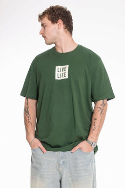 Футболка М125047Пх хаки - Елена фото 6