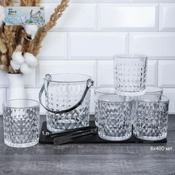 Стакан 6 штук и ведерко для льда / BT036A/L7 /уп 6/ - Галеонтрейд фото 3
