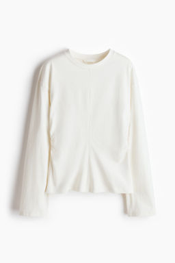 Top fruncido en punto de algod?n - H&m фото 4