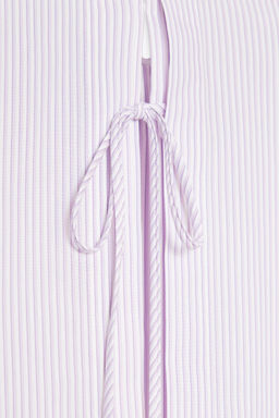 OVERSIZE POPLIN SHIRT WITH BACK TIES - Zara фото 8