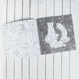 Цена за 2 шт. Раскраска - антистресс, альбом Котонастроение, 20 стр.