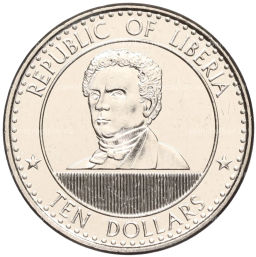 Монета 10 долларов 2022 года Либерия