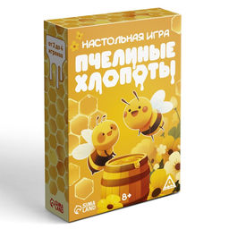 Настольная игра "Пчелиные хлопоты", 60 карт, 8+