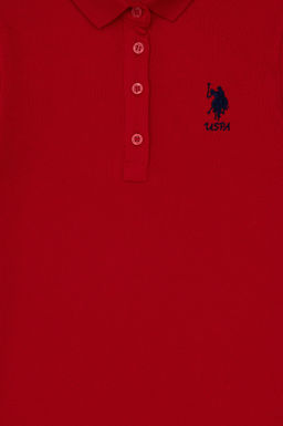 K_z _ocuk K_rm_z_ _rme Elbise Sepette S_rpriz _ndirim - U.s. polo assn фото 4