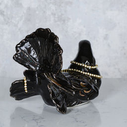 Статуэтка Голубь черная 11х17х10 см / B3022-4А /уп 18/ - ГалеонТрейд фото 2