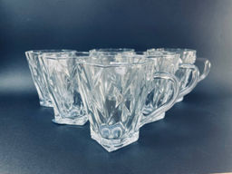 Набор кружек 6 шт 180 мл h-8 см., d-7,5 см. в уп. , арт. 218 DM