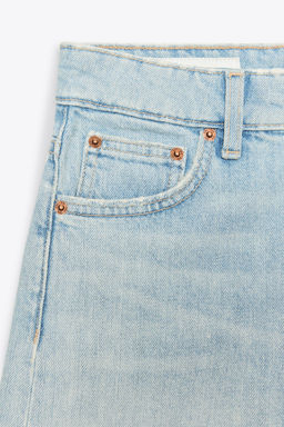 HIGH-WAIST TRF MOM FIT BERMUDA SHORTS - Zara фото 6