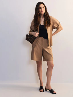 Блуза оверсайз из хлопка и вискозы ZR2605012010-63 / Zarina