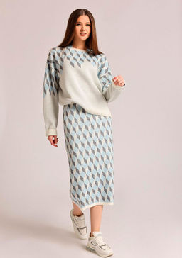 WW-054 юбка женская молочный - Mozart фото 3