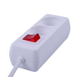 S-CU2-1,5B WHITE Удлинитель серии Ultra, шнур 1,5м., 2 гнезда, 10A, б/з. Белый. TM Uniel