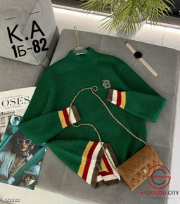 Пуловер женский оверсайз