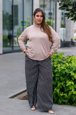 Брюки Luxury Moda 1447 черно-белый - Anelli фото 2