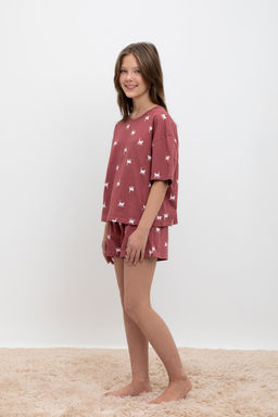 Crockid _ КБ 2821/шоколадный десерт,кошечки пижама для дев