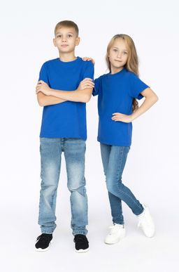 Футболка детская василек